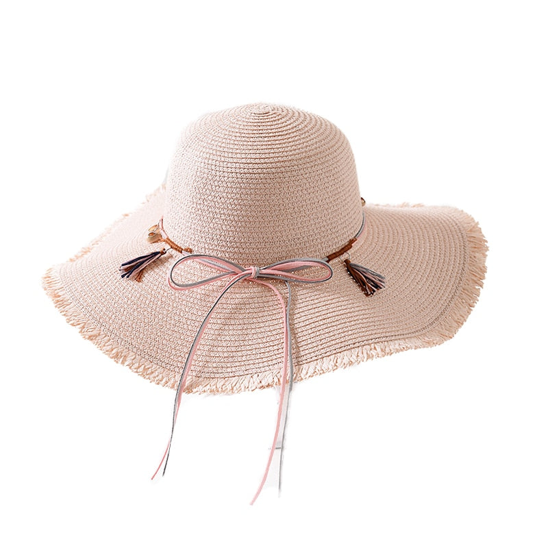 Big Brimmed Paper Straw Hat