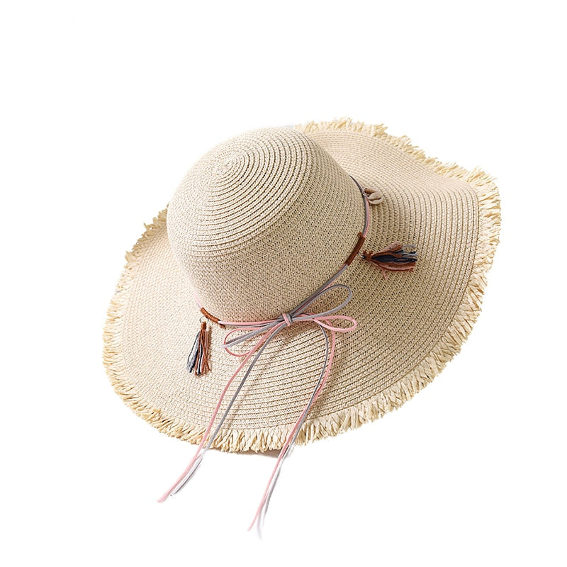 Big Brimmed Paper Straw Hat