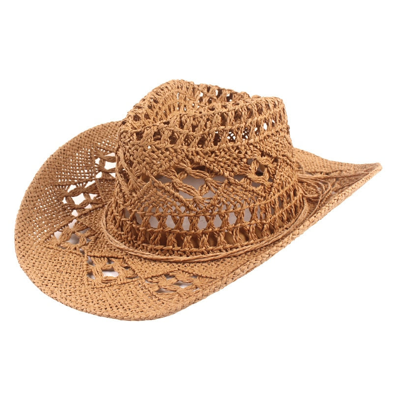 Hand Knitting Western Cowboy Cowgirl Hat