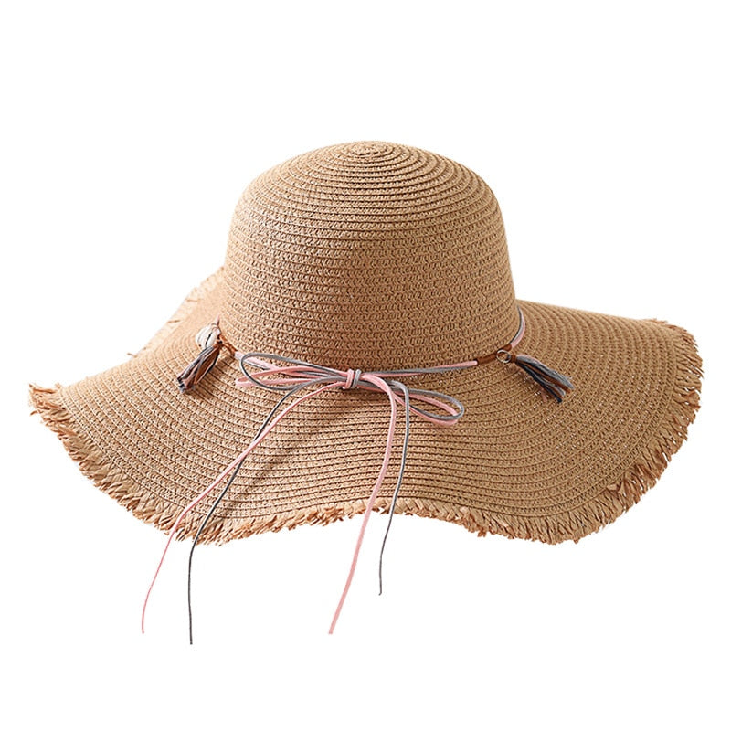 Big Brimmed Paper Straw Hat