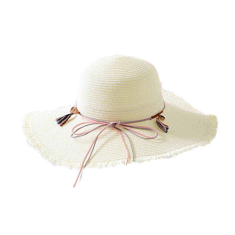 Big Brimmed Paper Straw Hat