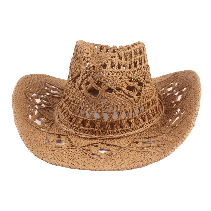 Hand Knitting Western Cowboy Cowgirl Hat