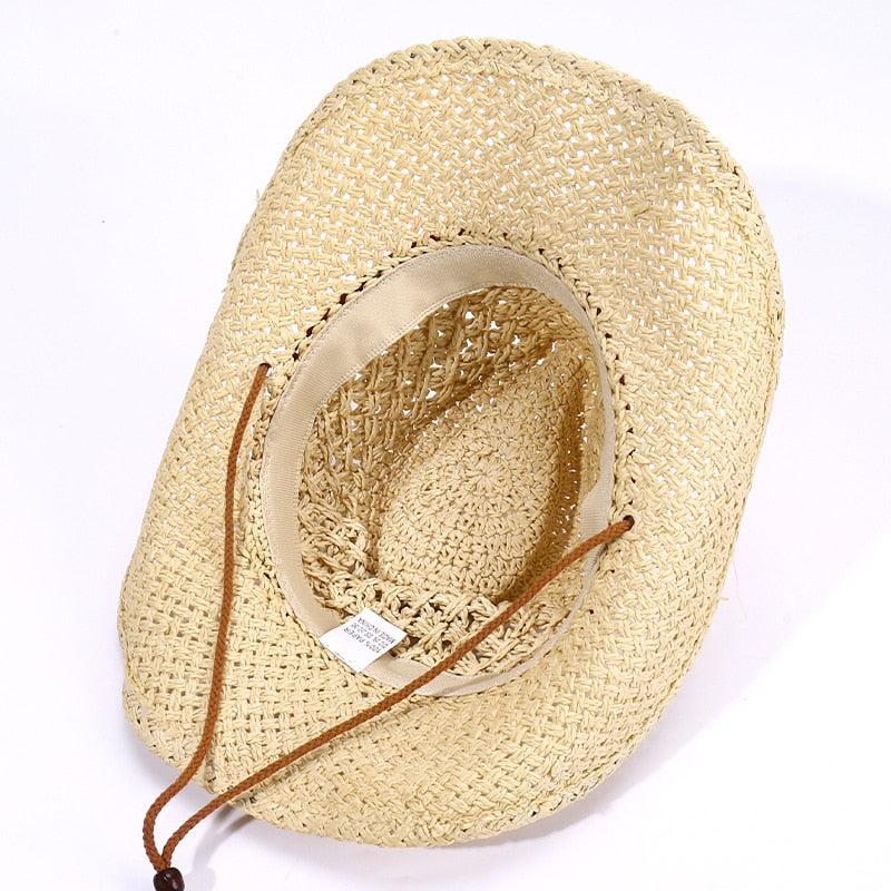 Plain Roll Up Cool Leather Hat