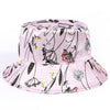 Reversible Floral Pattern Foldable Bucket Hats