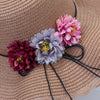 Summer Elegant Flower Straw Hat