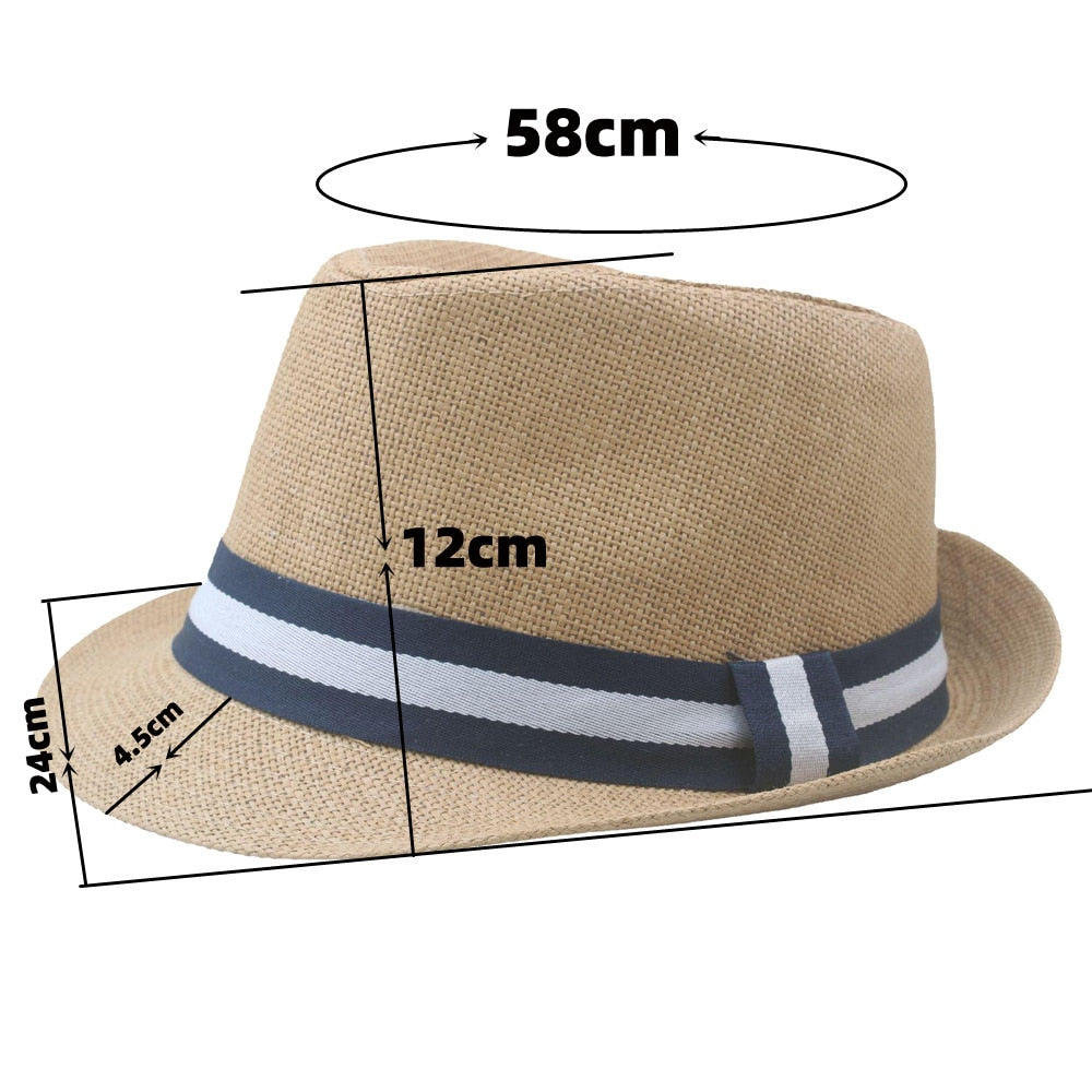 New Solid Fedora Hat For Woman