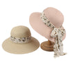 New 8cm Wide Brim Foldable Summer Hat