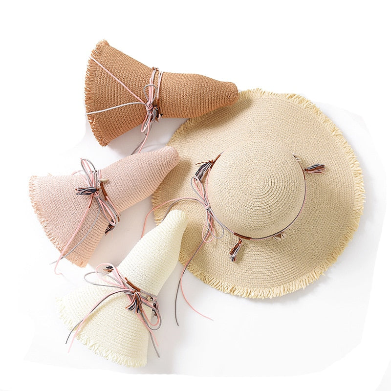 Big Brimmed Paper Straw Hat