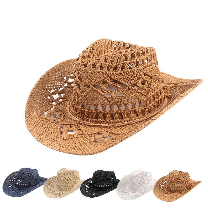 Hand Knitting Western Cowboy Cowgirl Hat